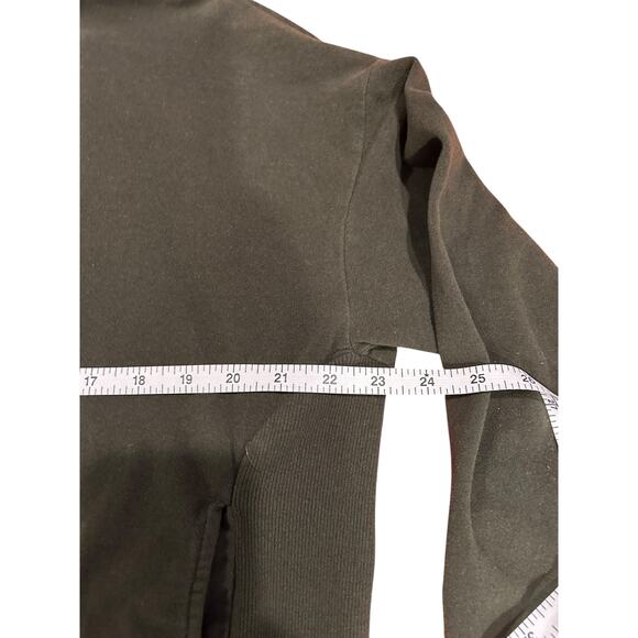 SWEATY BETTY Olive Green Harmonise Long Sleeve Luxe Sweatshirt Women's Size XL - Picture 5 of 11